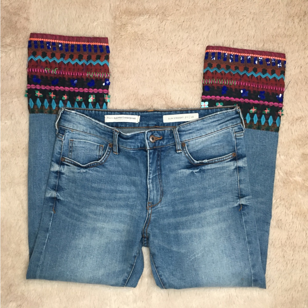 Anthropology Slim Straight Size 28